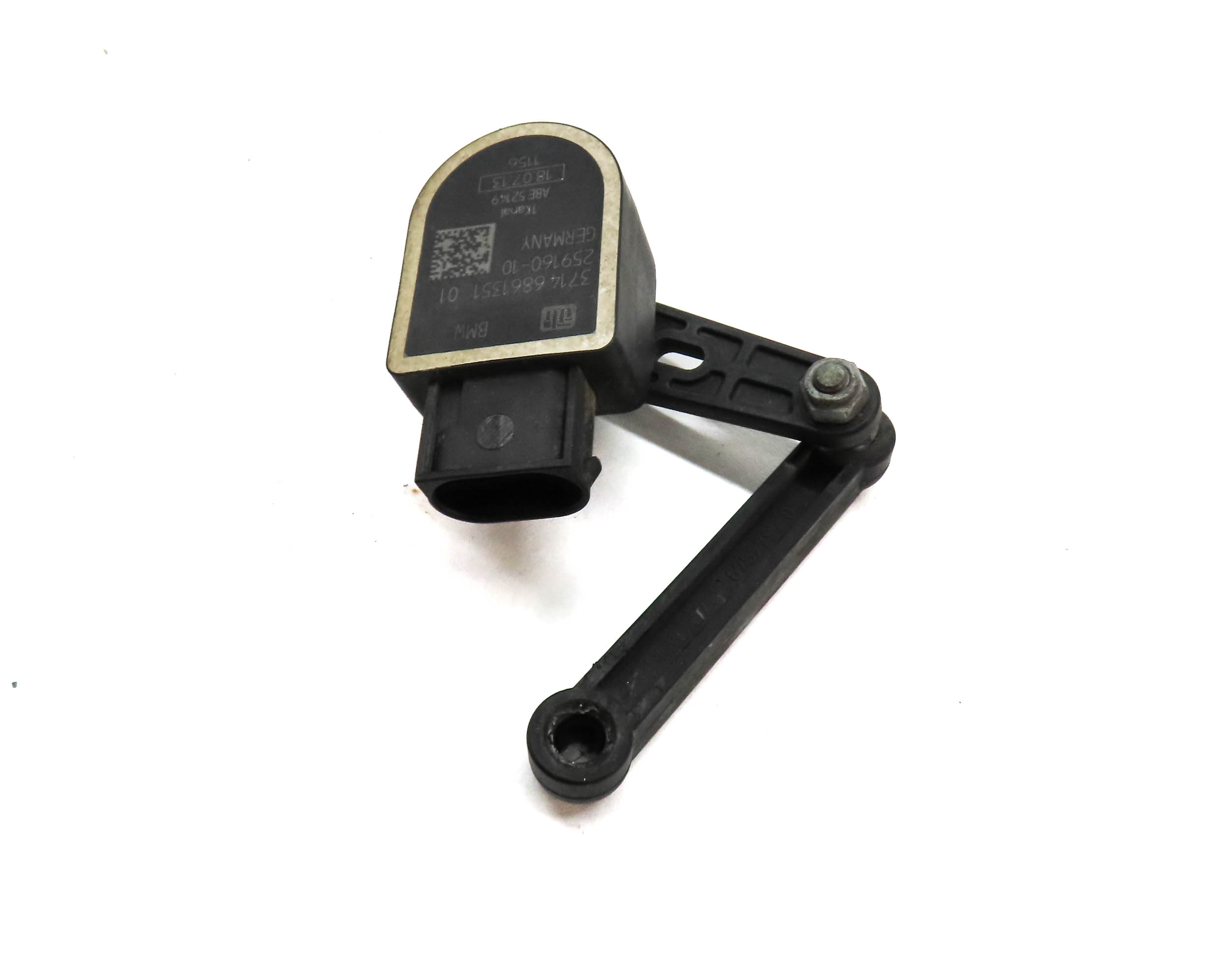 2014 BMW 650i GRAN COUPE (F06) REAR LEFT SUSPENSION HEIGHT LEVEL SENSOR — exact item pictured